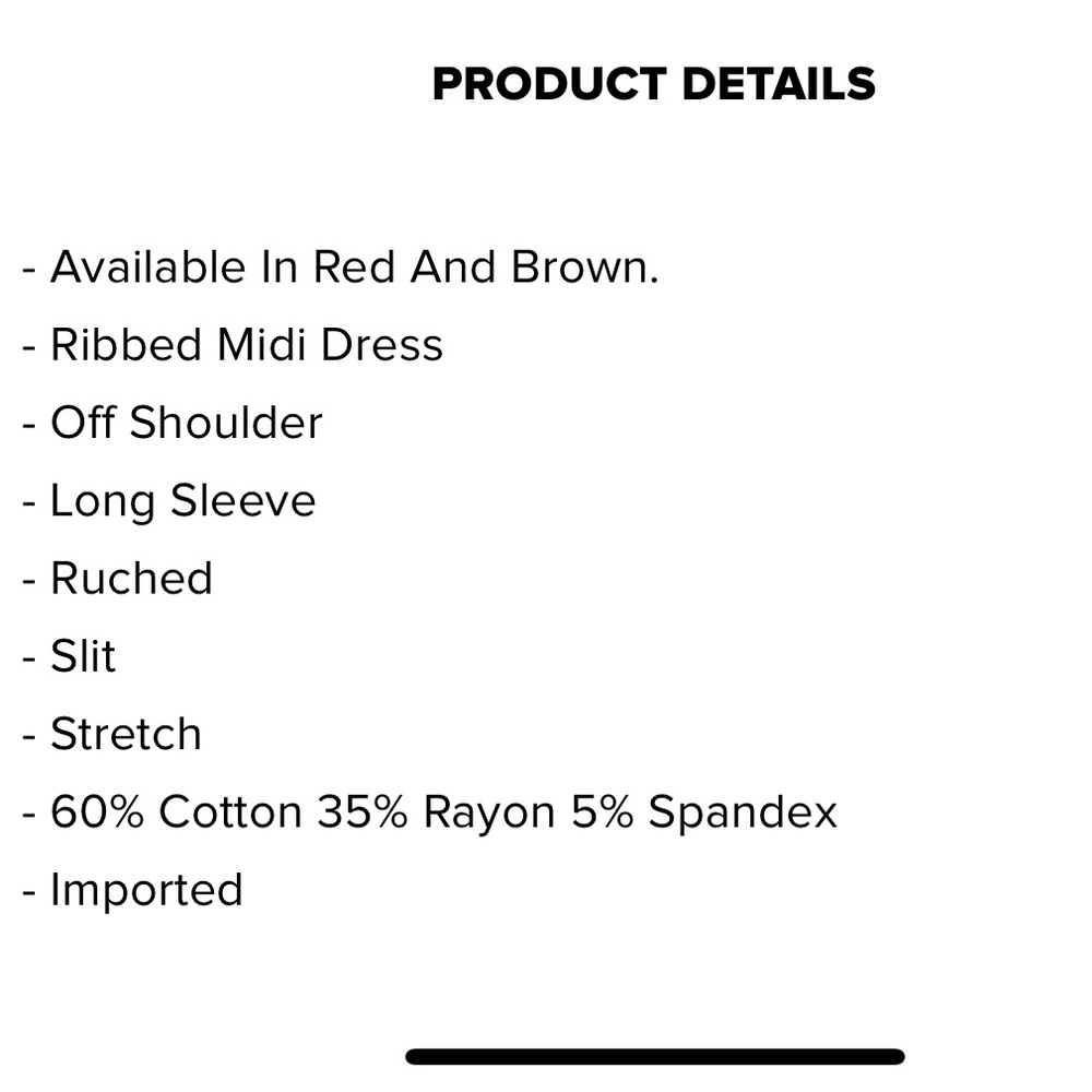 Brown Ribbed Midi Dress - Picture 4 of 11